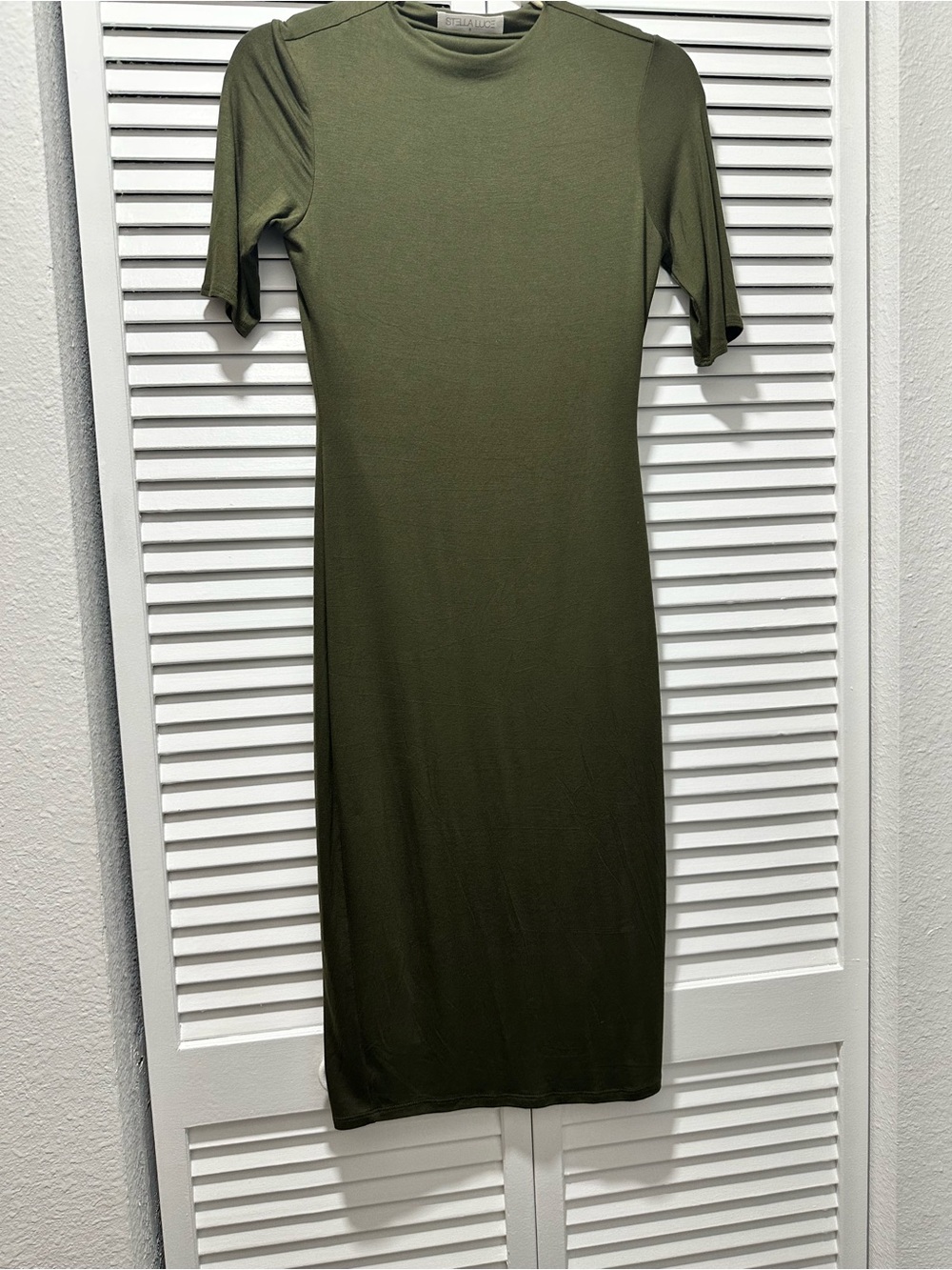 NWOT Stella Luce BodyCon Midi Dress
